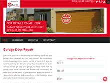 Tablet Screenshot of garagedoorrepair.com.au